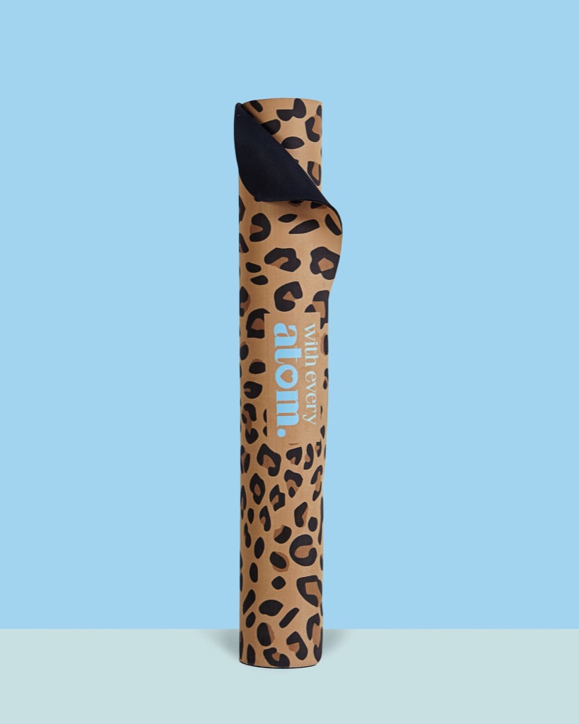 With Every Atom Leopard-Print Yoga Mat