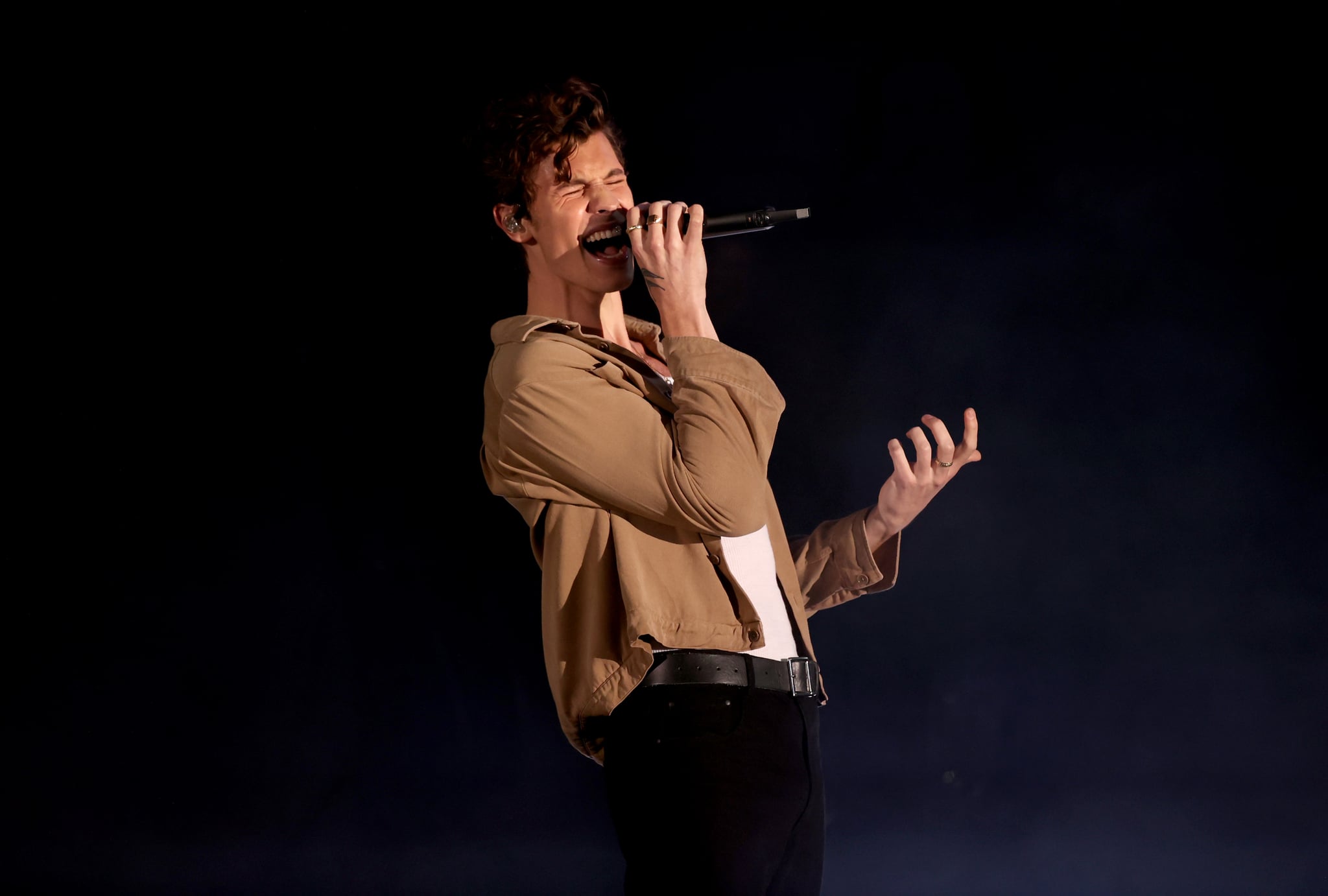 LOS ANGELES, CALIFORNIA - OCTOBER 23: Shawn Mendes performs onstage during the 8th annual 