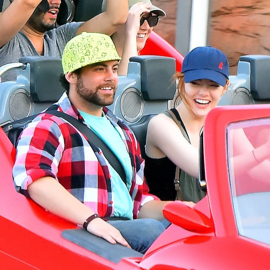 Emma Stone at Disneyland After Andrew Garfield Breakup