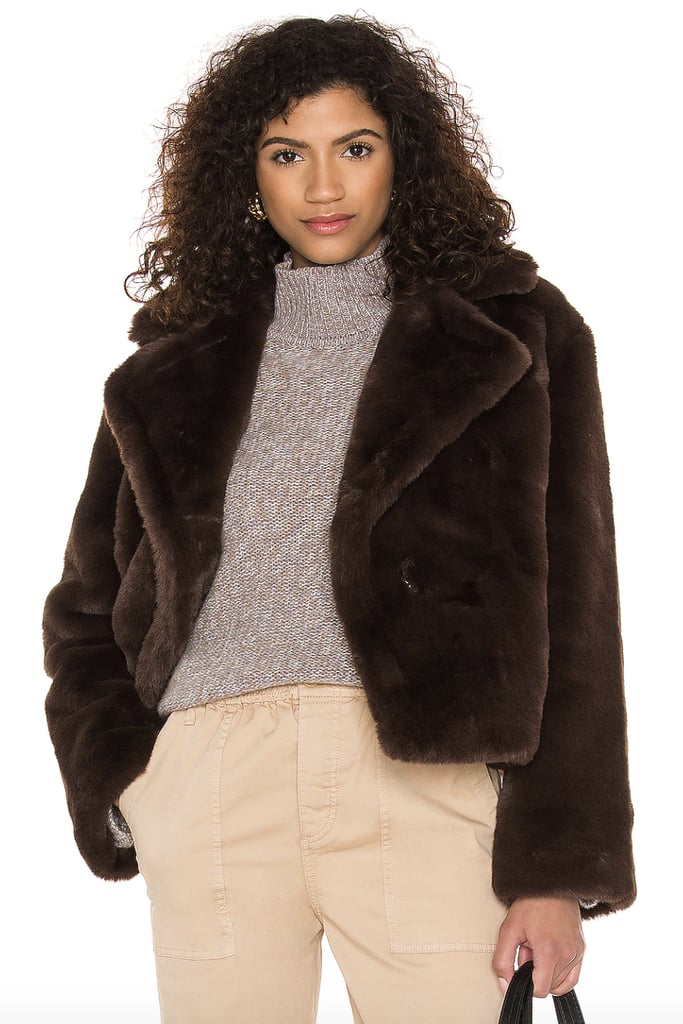 BB Dakota by Steve Madden Big Time Plush Faux Fur Jacket