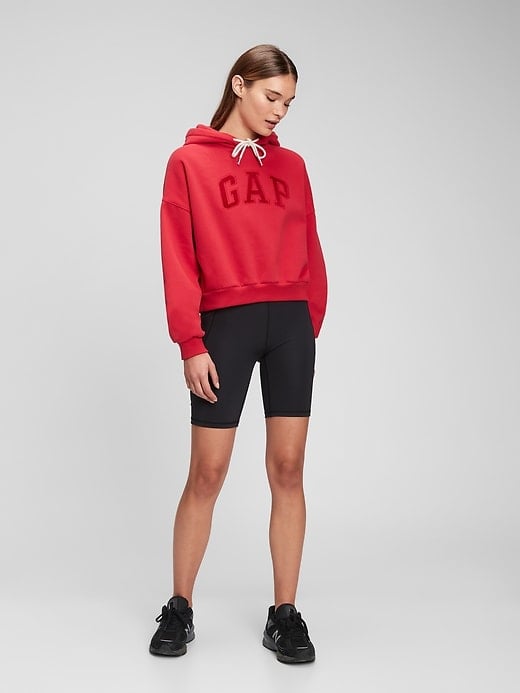 Gap Logo Cropped Hoodie