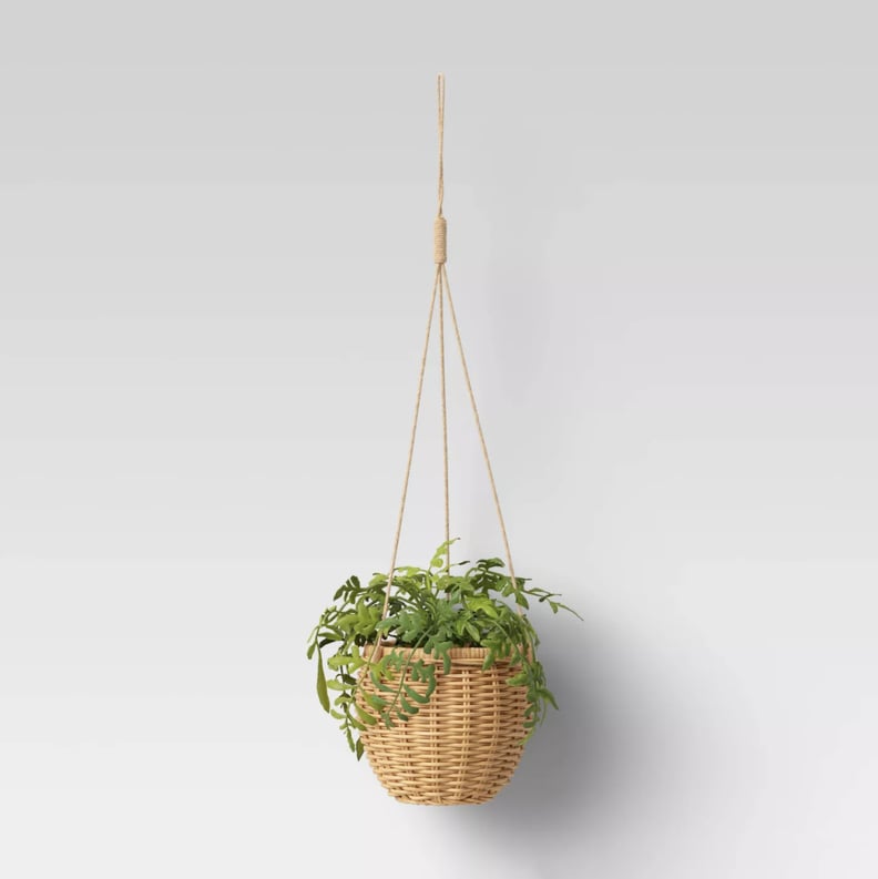 Opalhouse Rattan Hanging Woven Planter