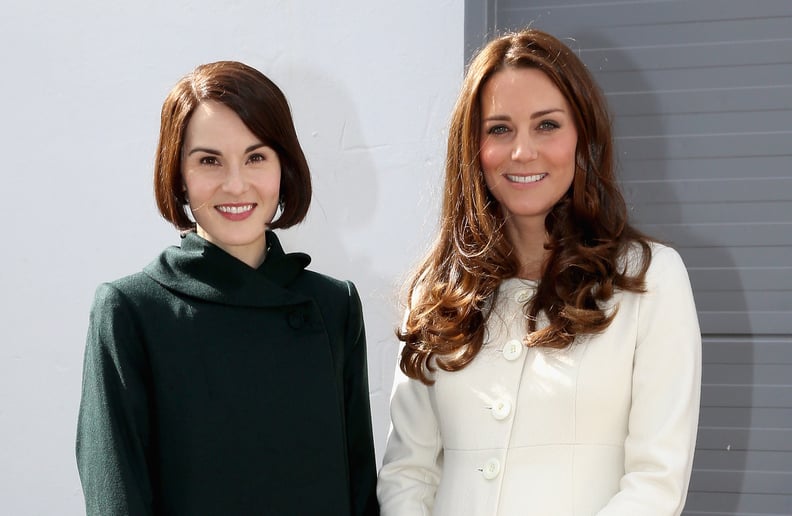 Michelle Dockery Poses With Kate Middleton