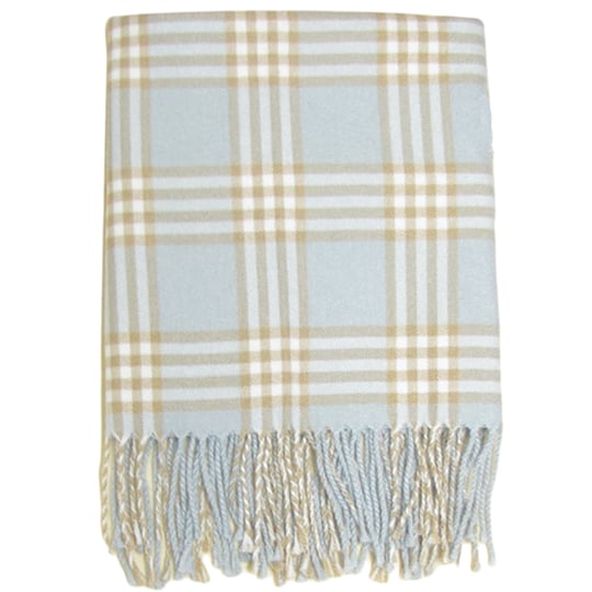 A Soft Idea Plaid Receiving Blanket