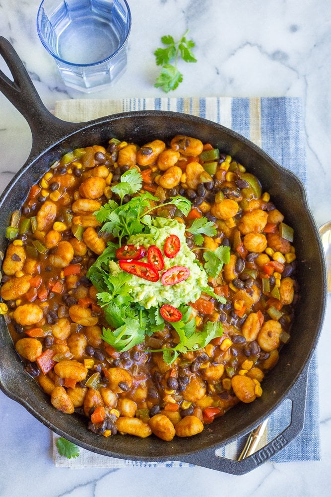 Gnocchi Enchilada Skillet