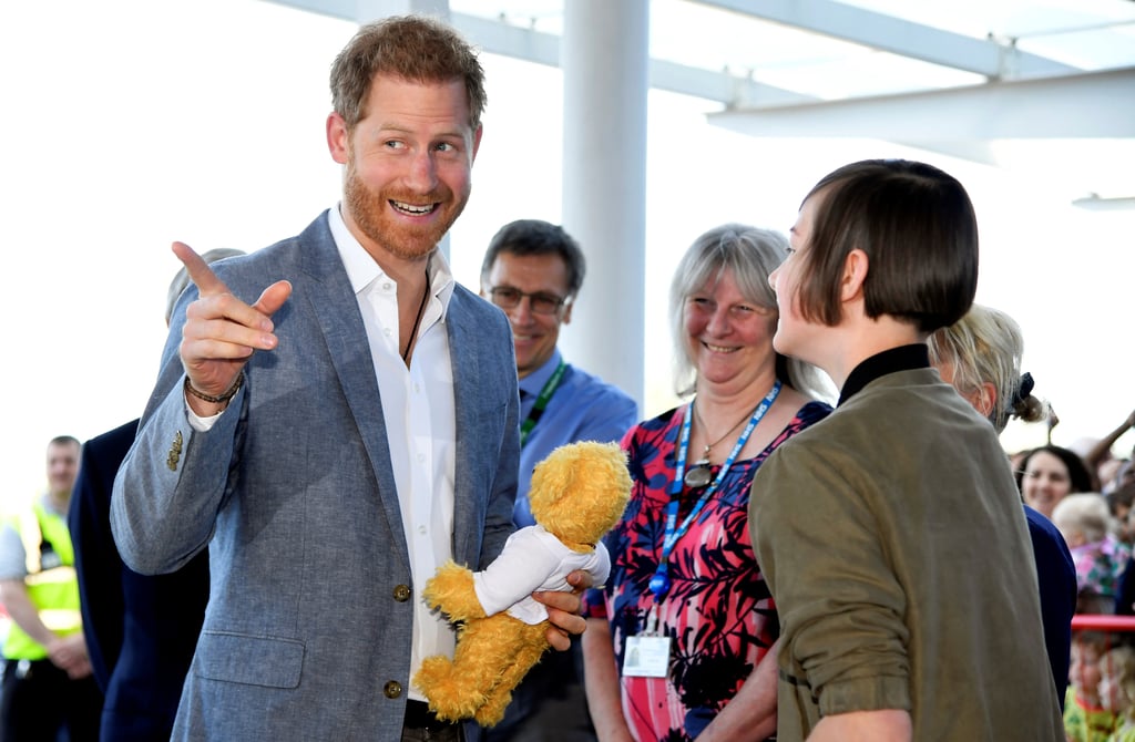 Prince Harry Visits Oxford Children's Hospital May 2019