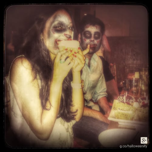 Google Plus Halloween Filter