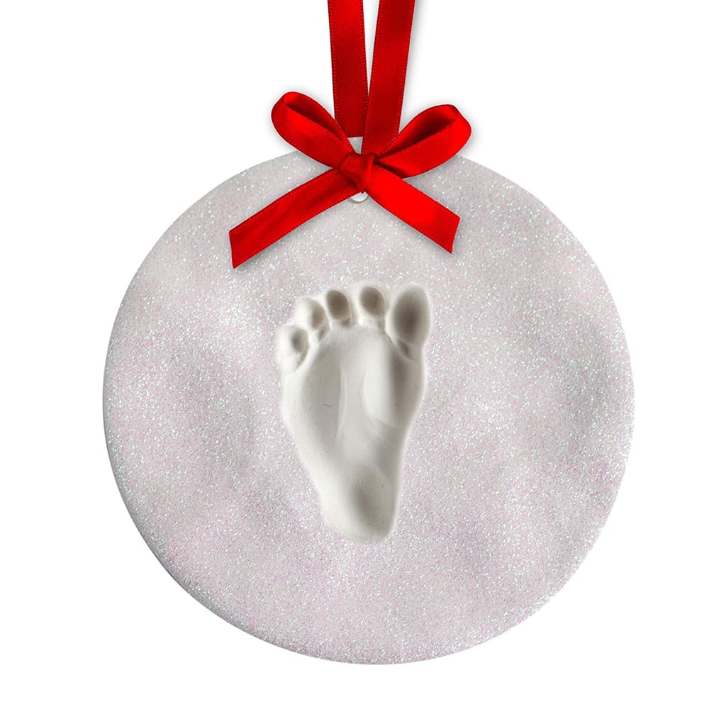 Tiny Ideas Glitter Handprint Holiday Keepsake Ornament