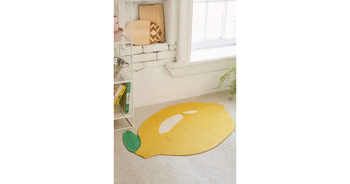 Urban Outfitters Printed Lemon Rug I M A Shopping Editor And