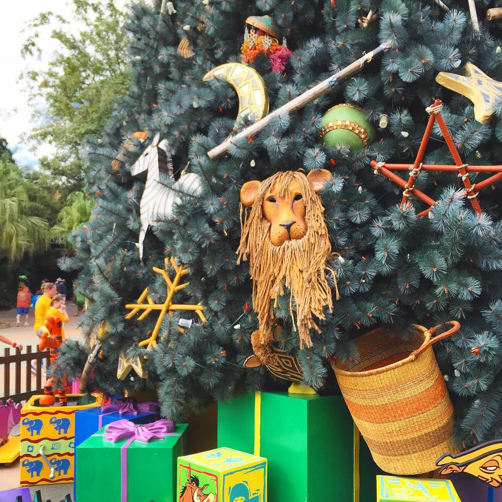 The holiday decor at Animal Kingdom was also really cool and unique. Be sure to check out the wreaths throughout the park!
