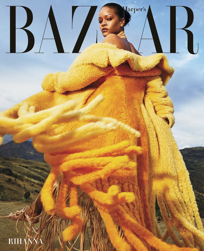 Rihanna Posing For Harper's Bazaar's September 2020 Issue
