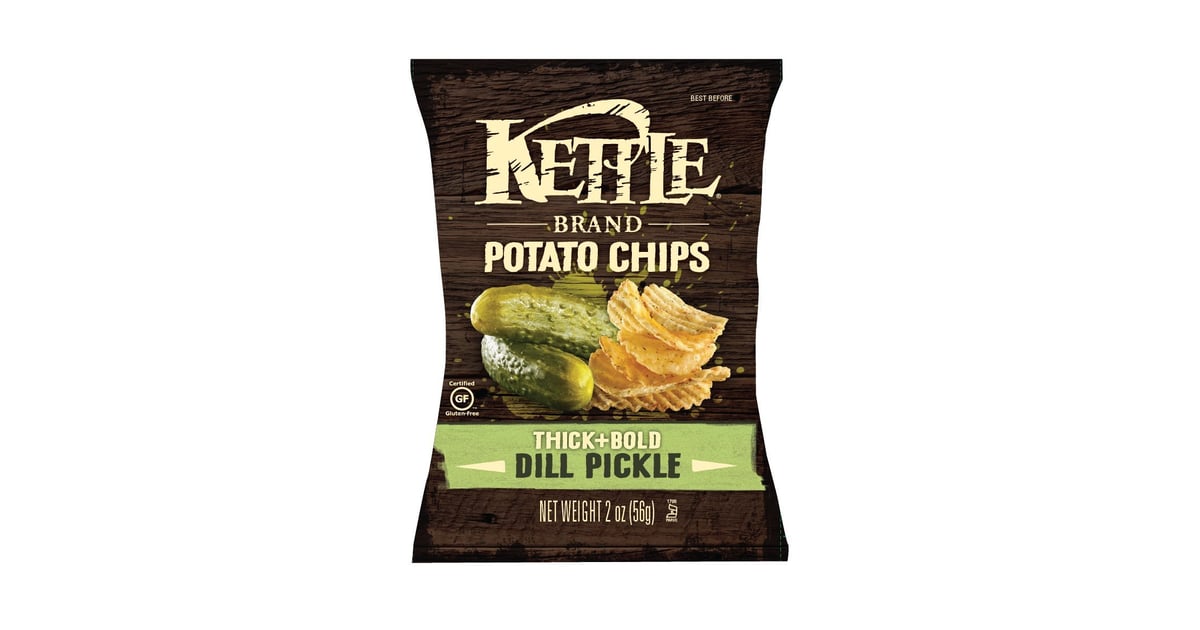 Kettle Brand Thick + Bold Dill Pickle Chips The Best Potato Chip