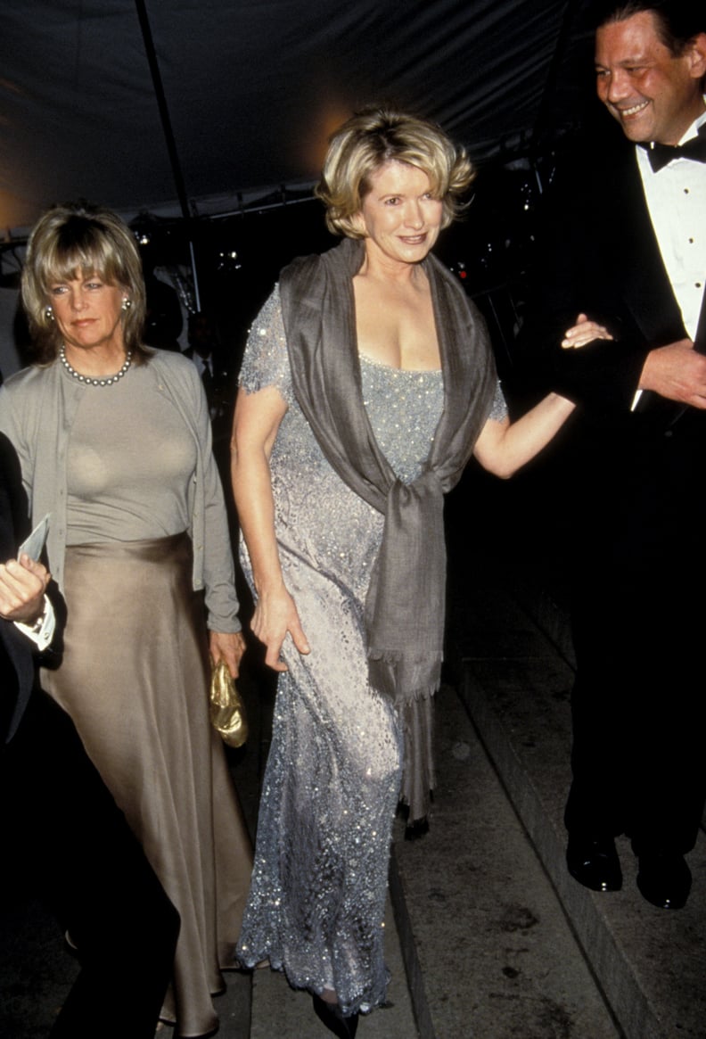 Martha Stewart at the Met Gala in 1998