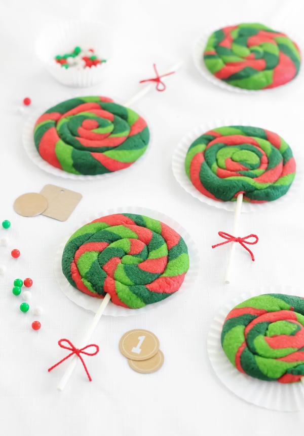 Hypnotizing Swirl Holiday Cookies