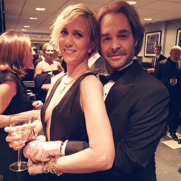 Kristen Wiig and Will Forte cuddled.