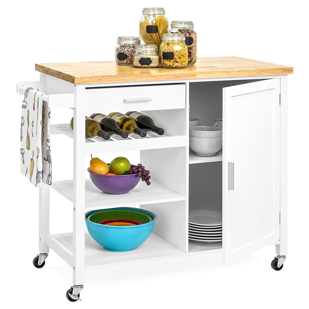Best Choice Products Portable Kitchen Island Cocktail Cart
