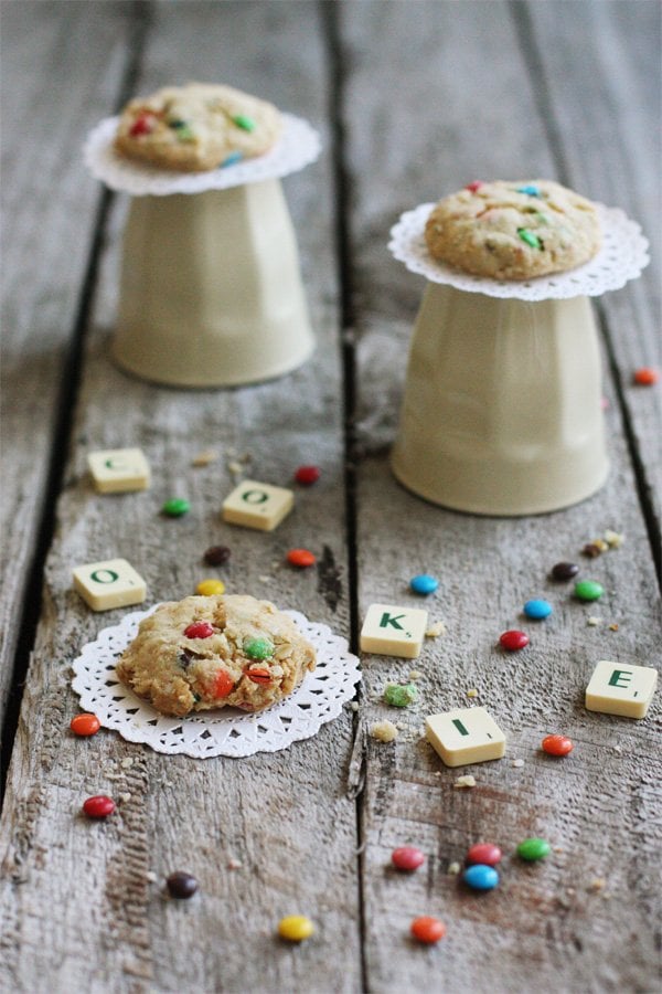 Quinoa M&M Cookies