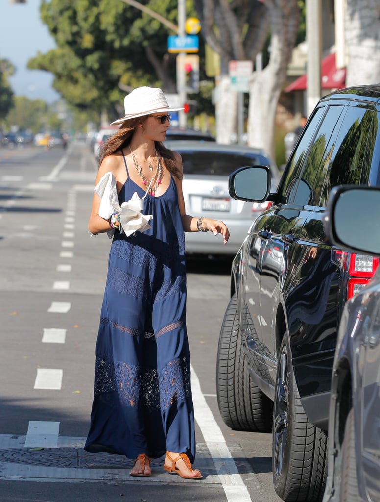 Alessandra Ambrosio Summer Maxi Dress
