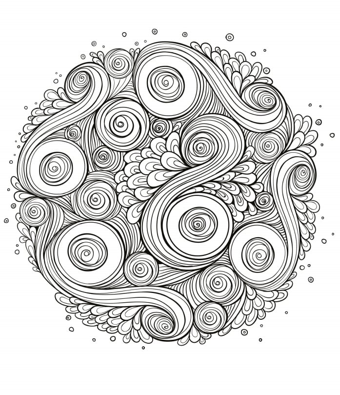 Dietitian Coloring Book - Mandala For Stress Relief: Mandala