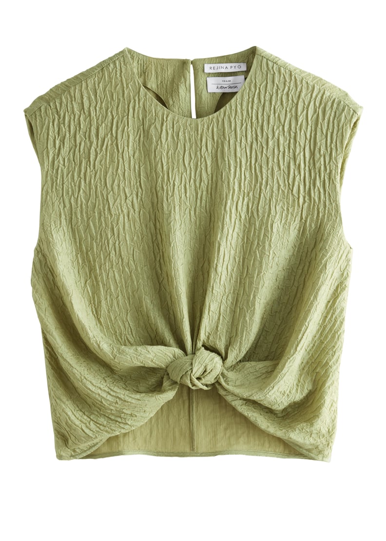 & Other Stories x Rejina Pyo Textured Mulberry Silk Top