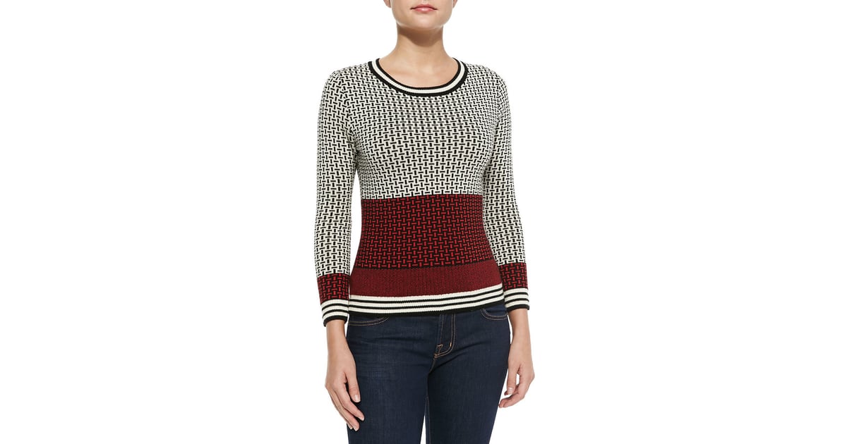 Diane von Furstenberg Print Sweater | Fall Sweaters | POPSUGAR Fashion ...