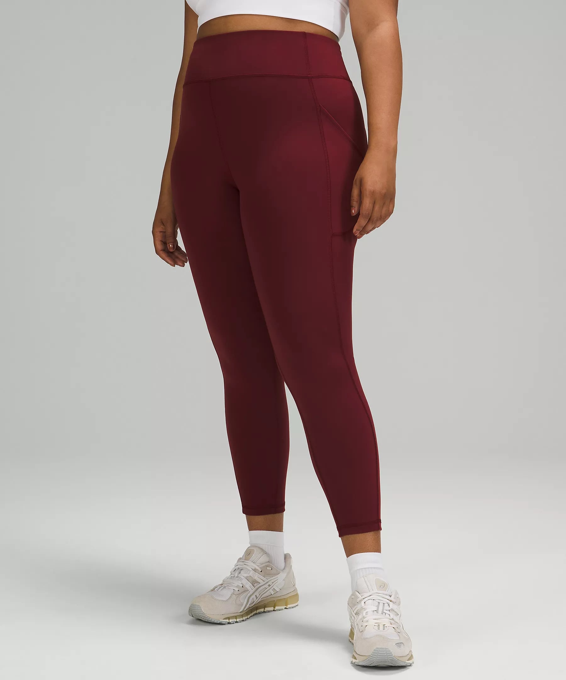 Lululemon Wunder Train HR Crop Tight - 23 with Pockets - Retail Water Drop, - Lululemon clothing