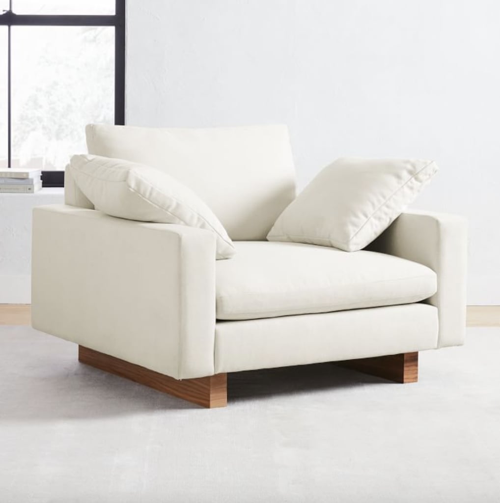 A Chair With Soft Cushions: West Elm Harmony Chair