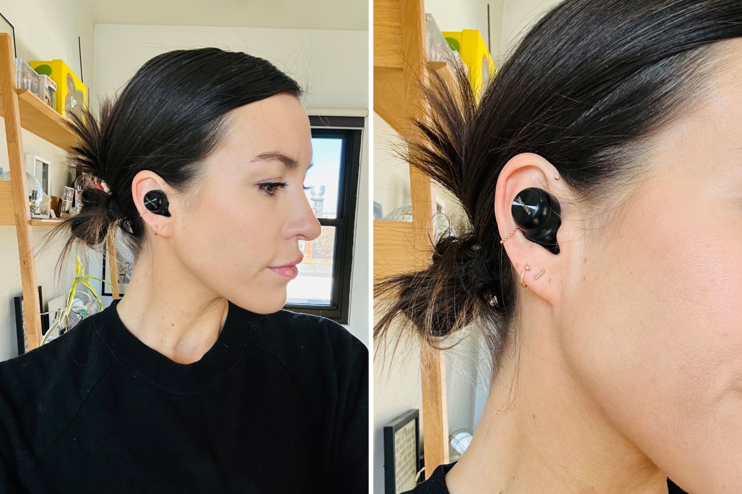 Close up photo of Technics AZ100 Earbuds