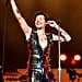 Harry Styles Wears Plunging Gucci Jumpsuit at Coachella