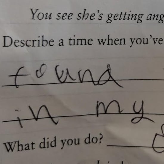Boy's Homework Answer About Anger