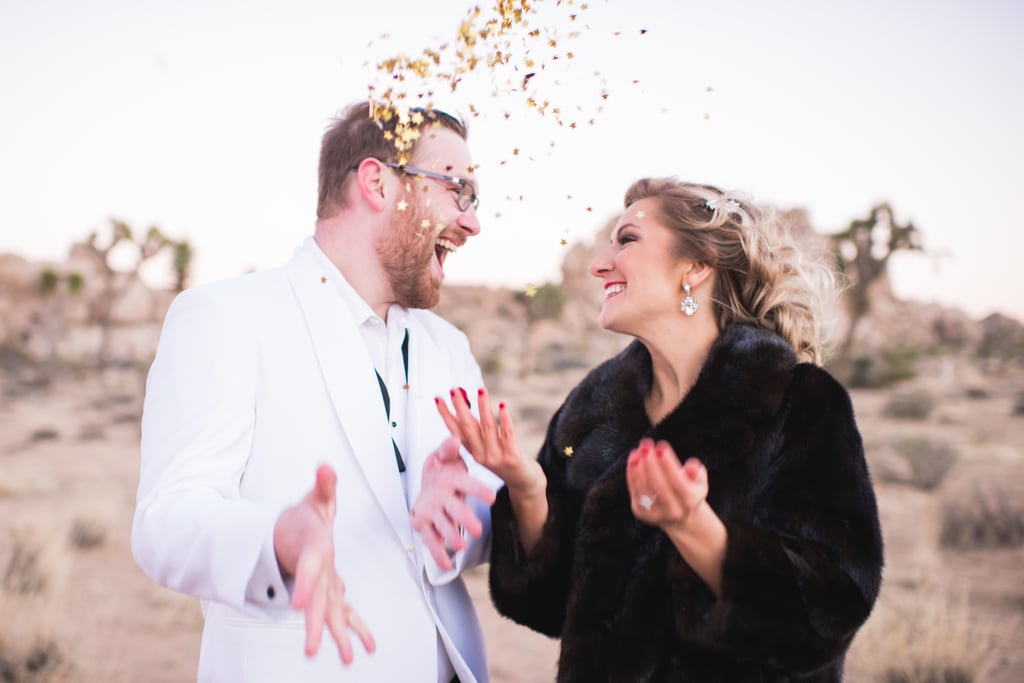 Retro Palm Springs Engagement Photos