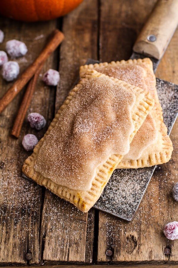 Cinnamon Sugar Nutella Pumpkin Pie Pop Tarts