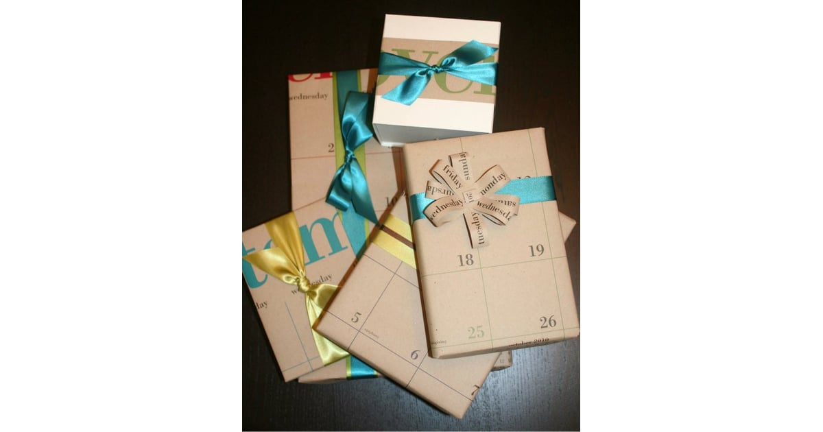 Gift Wrap Uses For Old Calendar POPSUGAR Smart Living Photo 2