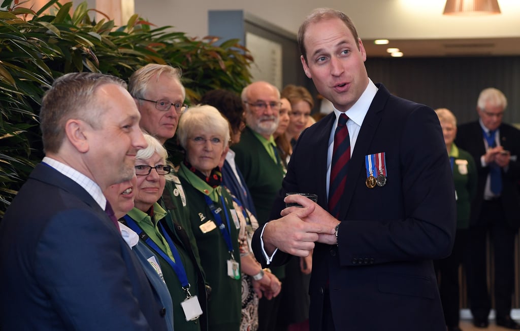 Prince William at Remembrance Centre March 2017