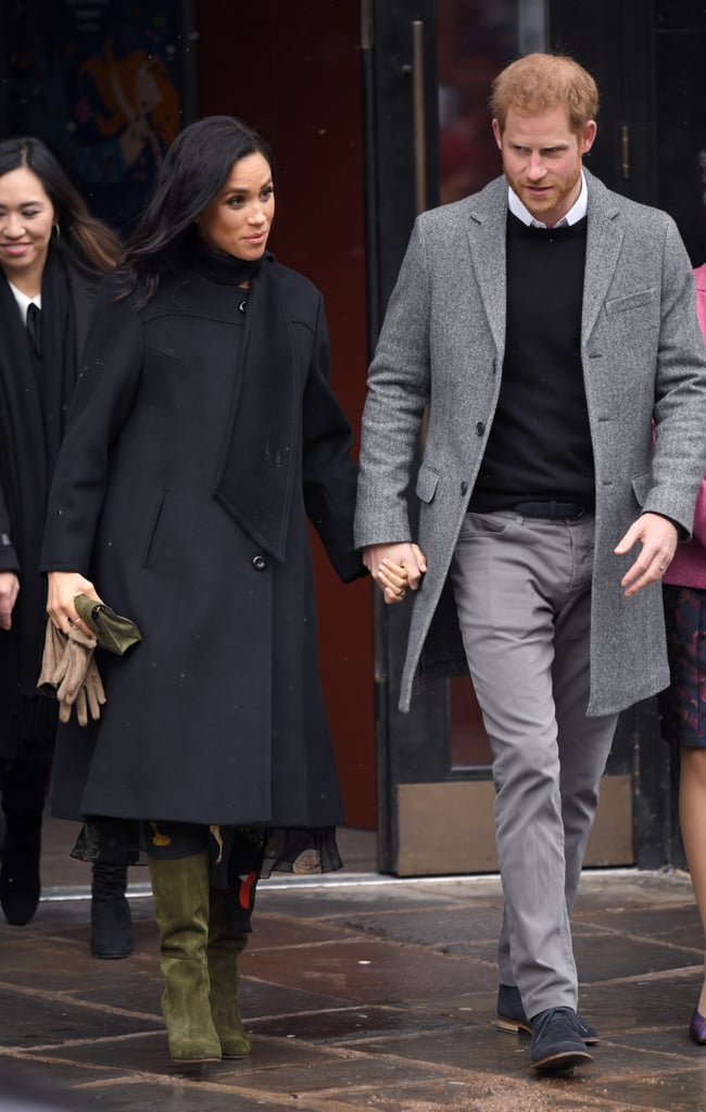 Prince Harry and Meghan Markle Holding Hands Pictures
