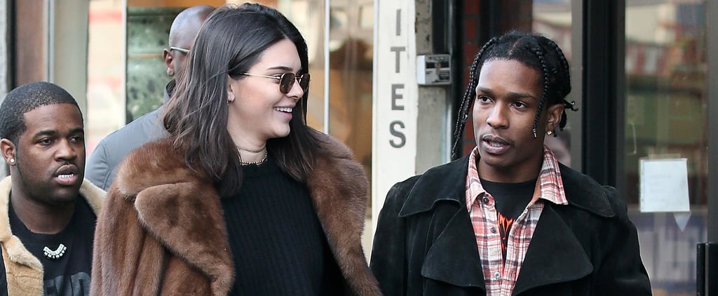 Kendall Jenner and ASAP Rocky Out in Paris January 2017