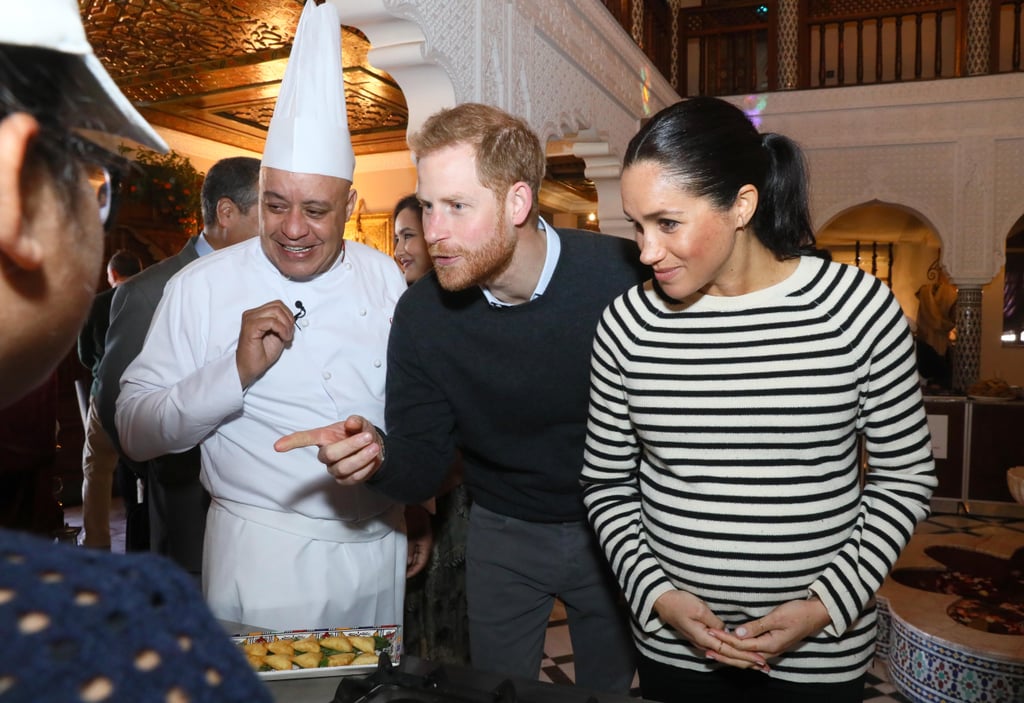 Meghan and Harry With Horses on Morocco Tour February 2019