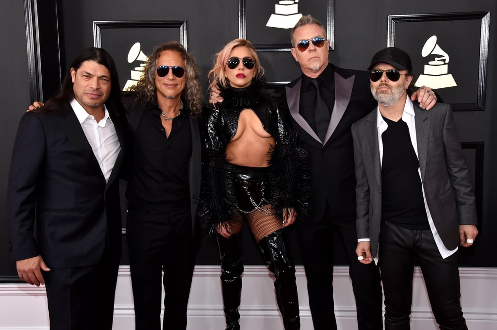 Lady Gaga at the 2017 Grammys