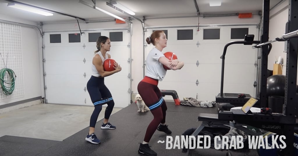 Circuit 1: 1 Minute Weighted and Banded Crab Walk