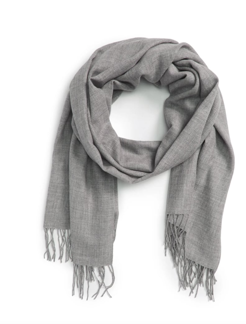 A Comfy Scarf: Nordstrom Tissue Weight Wool & Cashmere Scarf