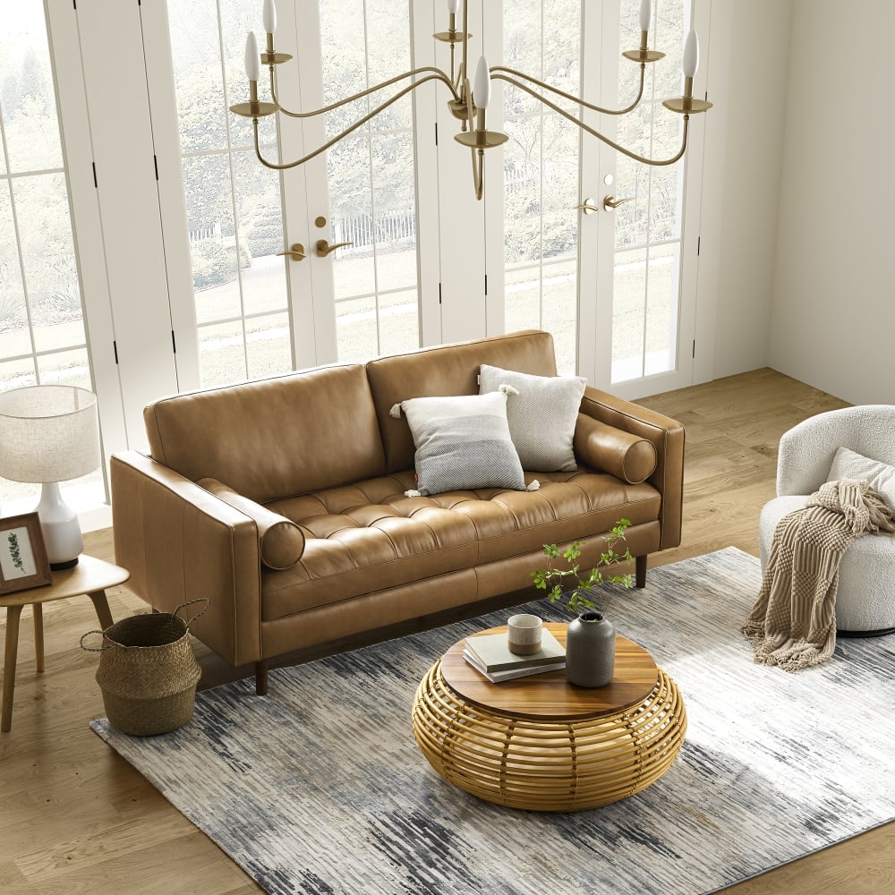 A Deal on a Leather Sofa