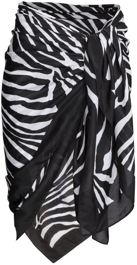 H&M Patterned Sarong - Zebra print - Ladies ($13)