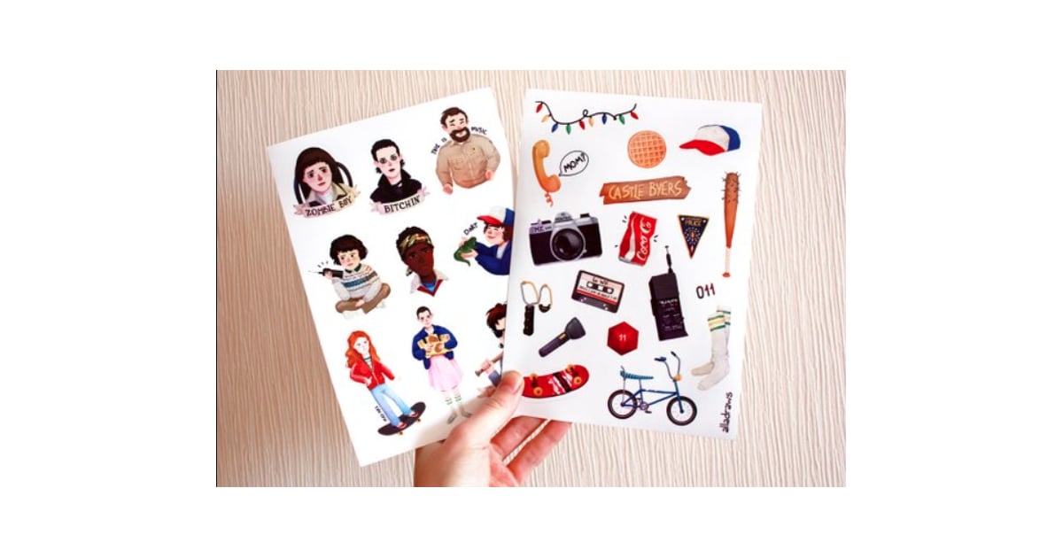 stranger things stickers 27 stranger things gifts you ll be tempted to keep for yourself popsugar entertainment photo 6