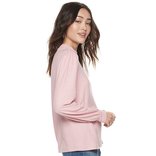 POPSUGAR Cosy Mockneck Top