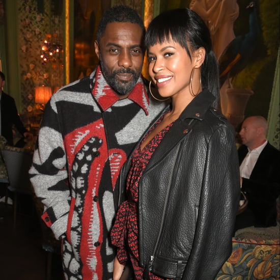 Idris Elba and Fiancee Sabrina Dhowre at Fashion Week 2018