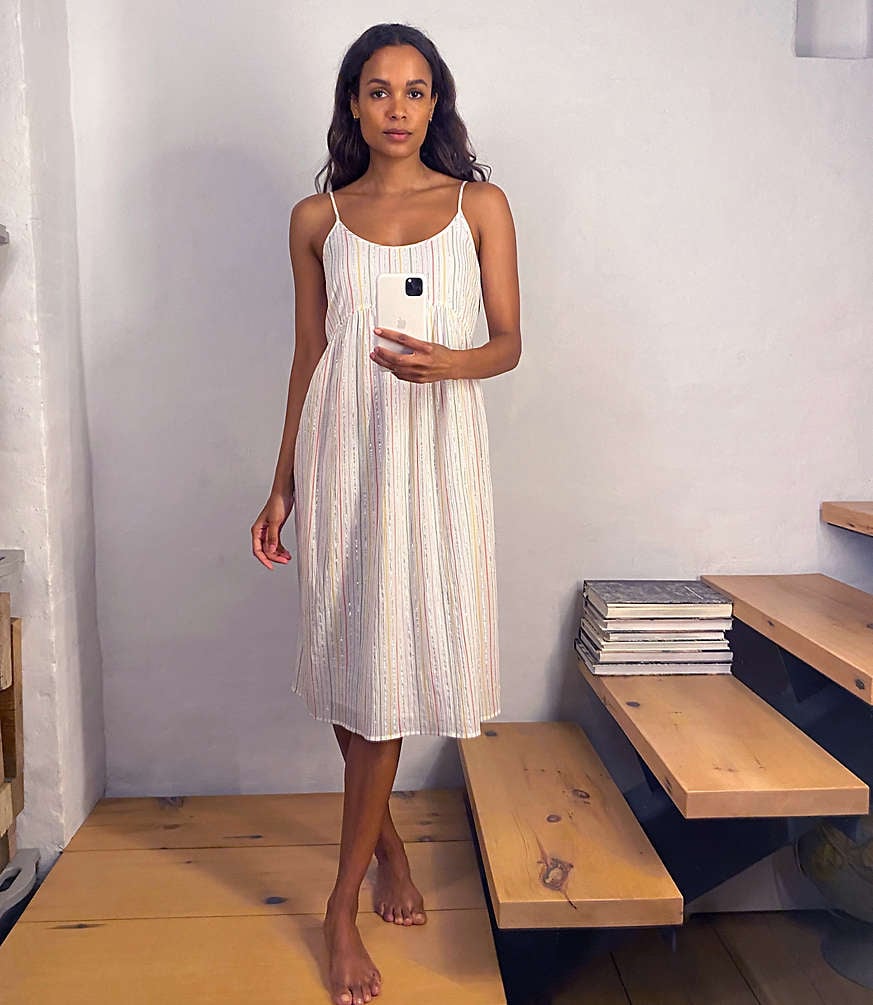 Lou and grey slip dress best sale