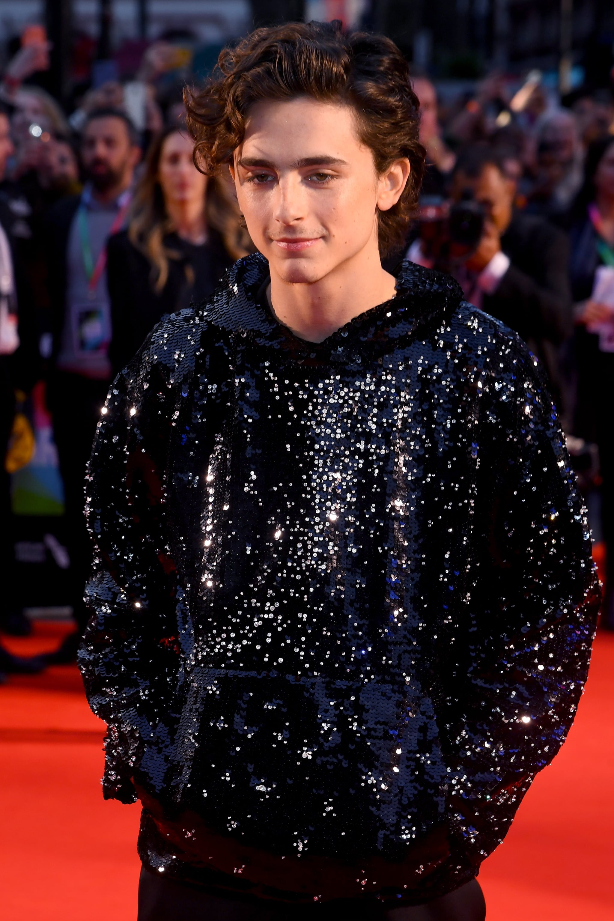 Timothée Chalamet Just Wore a Hot-Pink-and-Black Louis Vuitton Sweater –  Robb Report