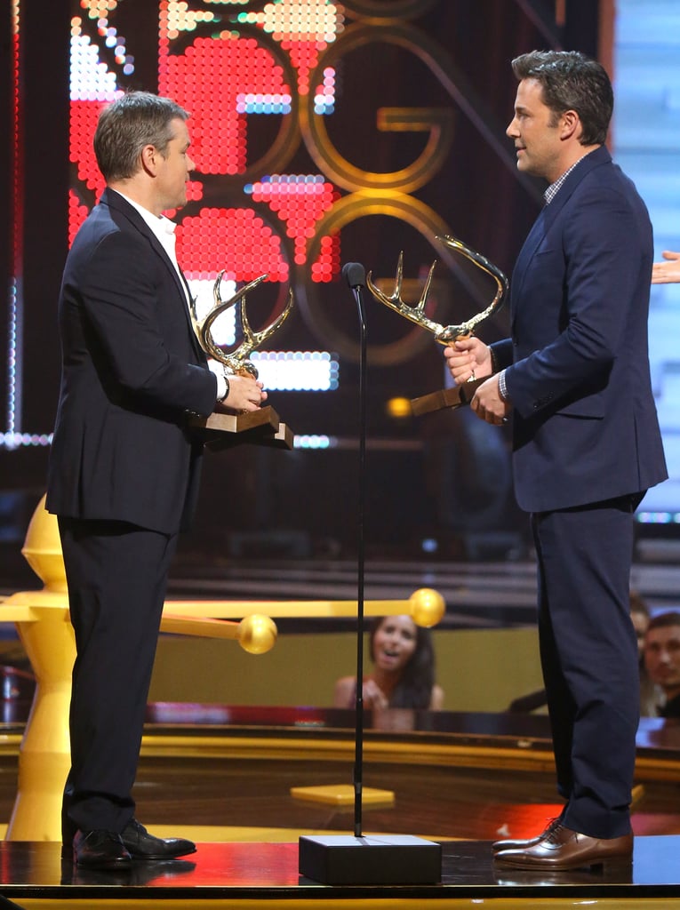 Ben Affleck and Matt Damon at the Guys Choice Awards 2016