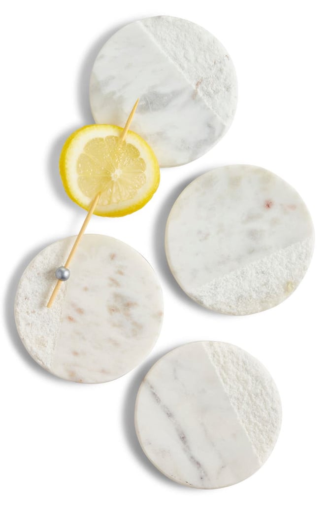 Nordstrom Set of 4 Textured Marble Coasters