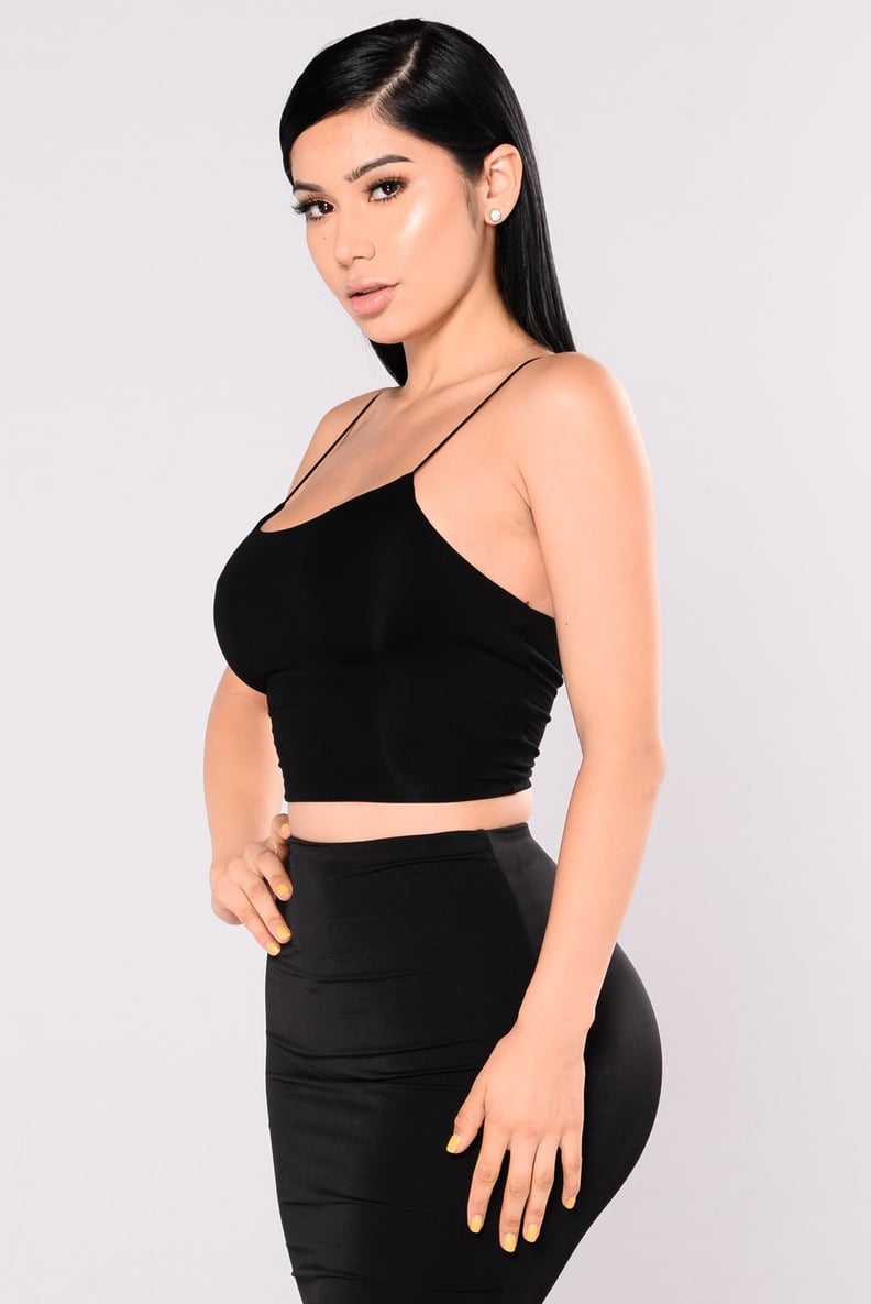 Fashion Nova KiKi Cropped Top - Black